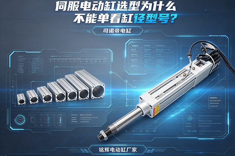 伺服电动缸选型为什么不能单看缸径型号？缸